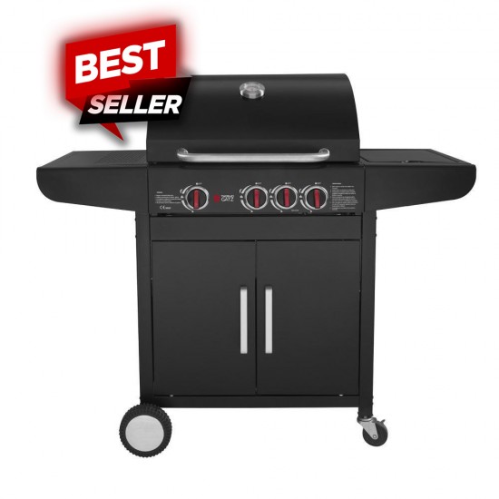 BBQ ΥΓΡΑΕΡΙΟΥ GS GRILL LUX 3+1 CAST IRON - 11,5kW