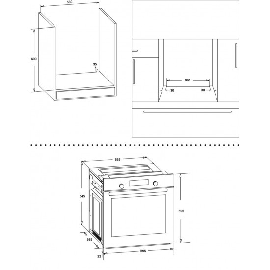 ΦΟΥΡΝΟΣ ΑΕΡΙΟΥ TGS 5511 BL RUSTIC MULTIGAS