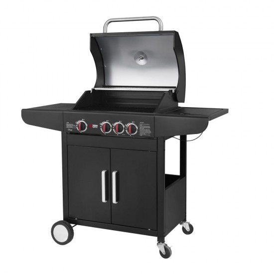 BBQ ΥΓΡΑΕΡΙΟΥ GS GRILL LUX 3+1 CAST IRON - 11,5kW