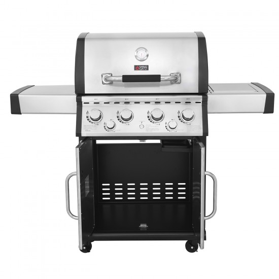 BBQ ΥΓΡΑΕΡΙΟΥ GS GRILL SUPERIOR 4+1+1 ΙΝΟΧ - 21kW